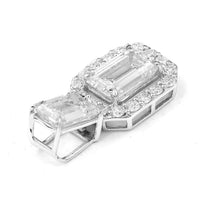 3.13 Carats Lab Grown Diamond 14K Gold Pendant