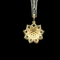 1.88 Ct Square Tourmaline 14K Gold Pendant
