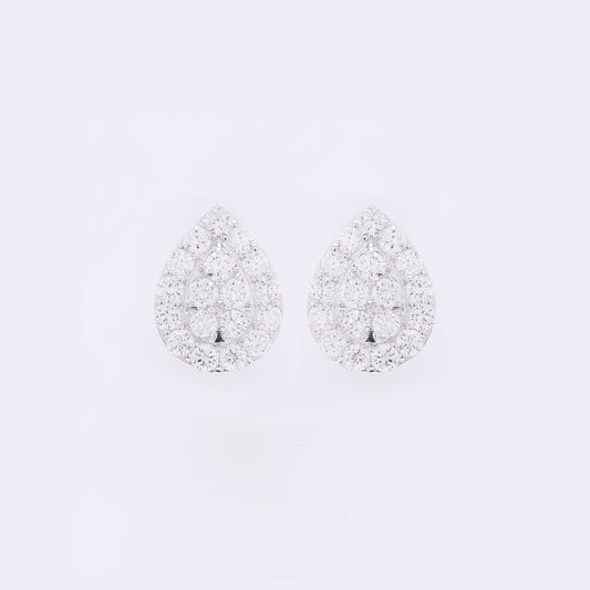 2.13 Carats Lab Grown Diamond 14K Gold Earrings