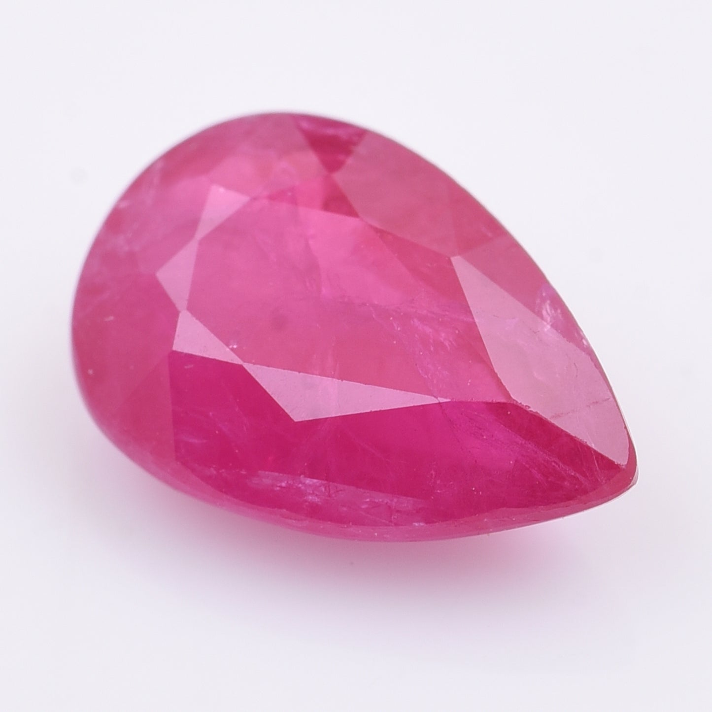 2.02 Natural Corundum Ruby Pear Mixed Cut Gemstone