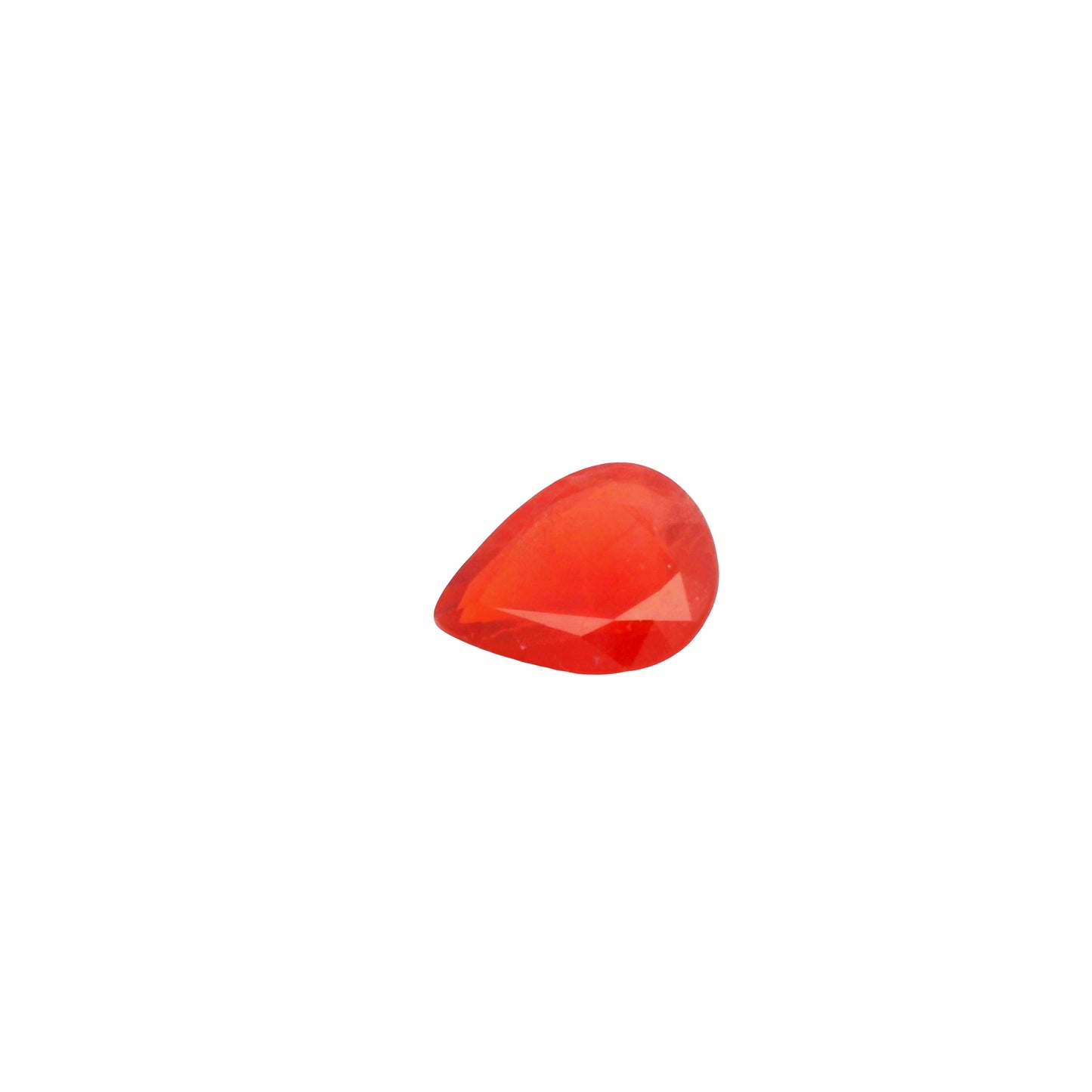 2.6 Orange Sapphire Pear Gemstone