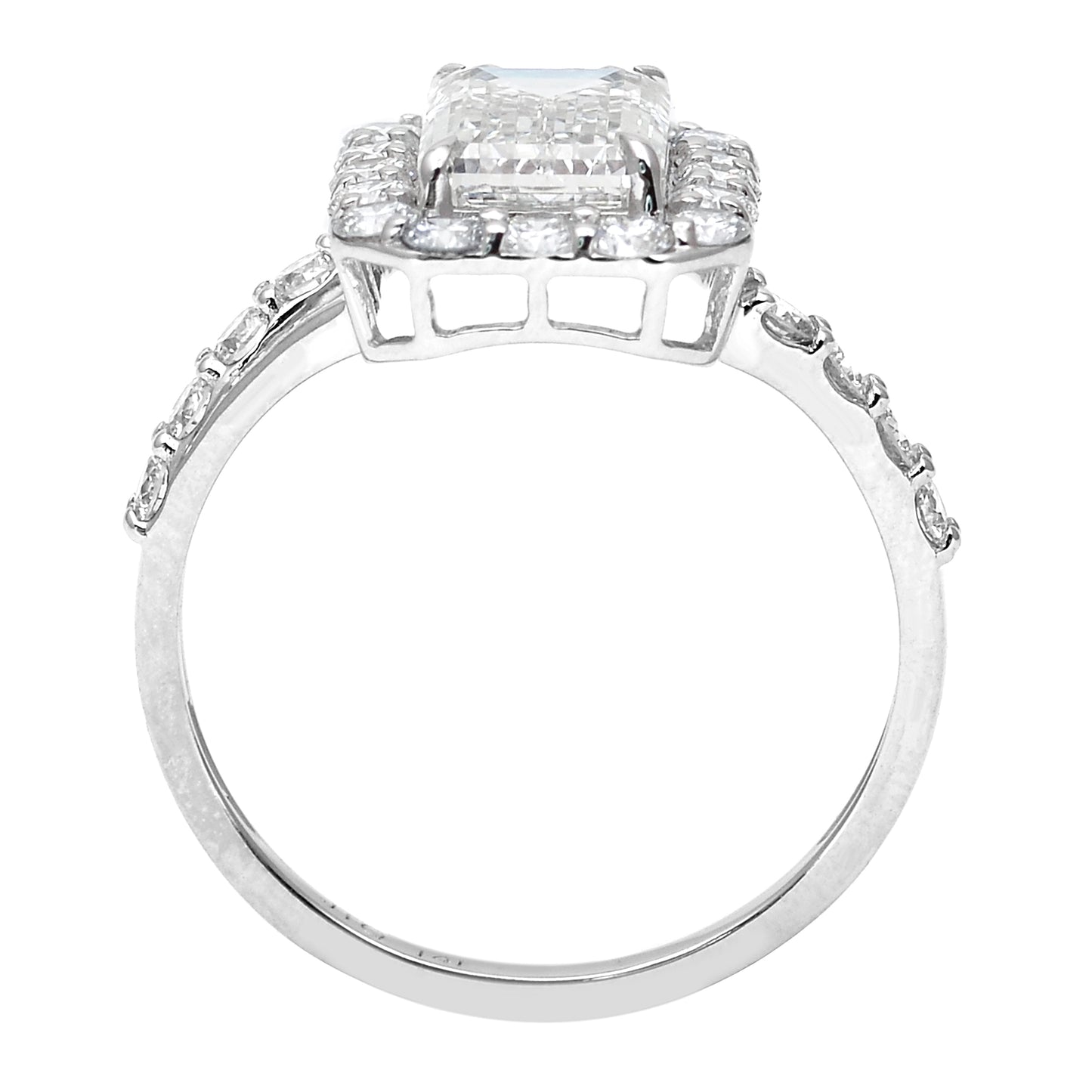 2.99 Carats Lab Grown Diamond 14K Gold Ring