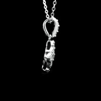 0.31 Ct Round Diamond 925 Sterling Silver Pendant