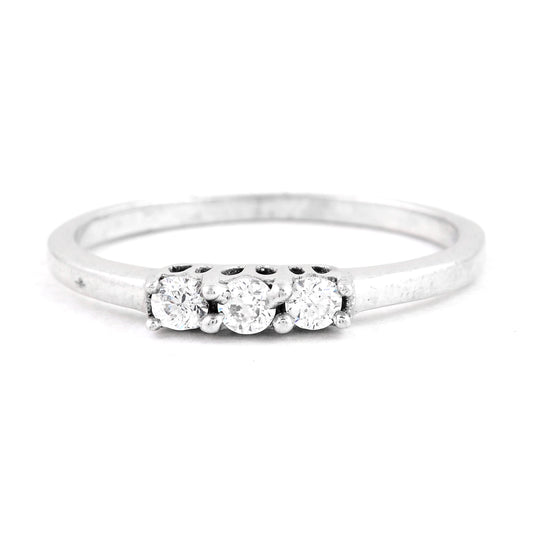 0.70 Ct Cubic Zirconia 925 Sterling Silver Ring