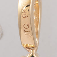 2.24 Ct Oval Emerald 9K Gold Pendant