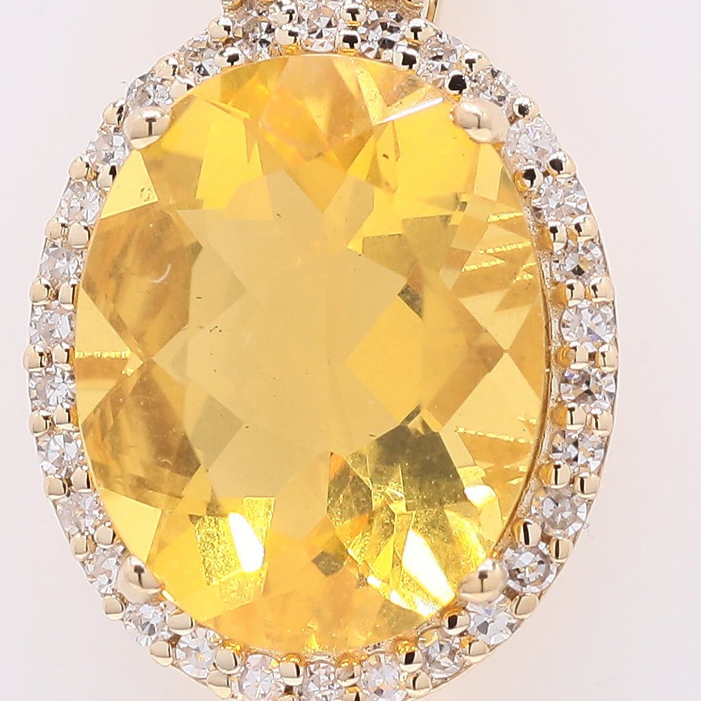 1.74 Ct Oval Mixed Cut Natural Fire Opal 14K Gold Pendant