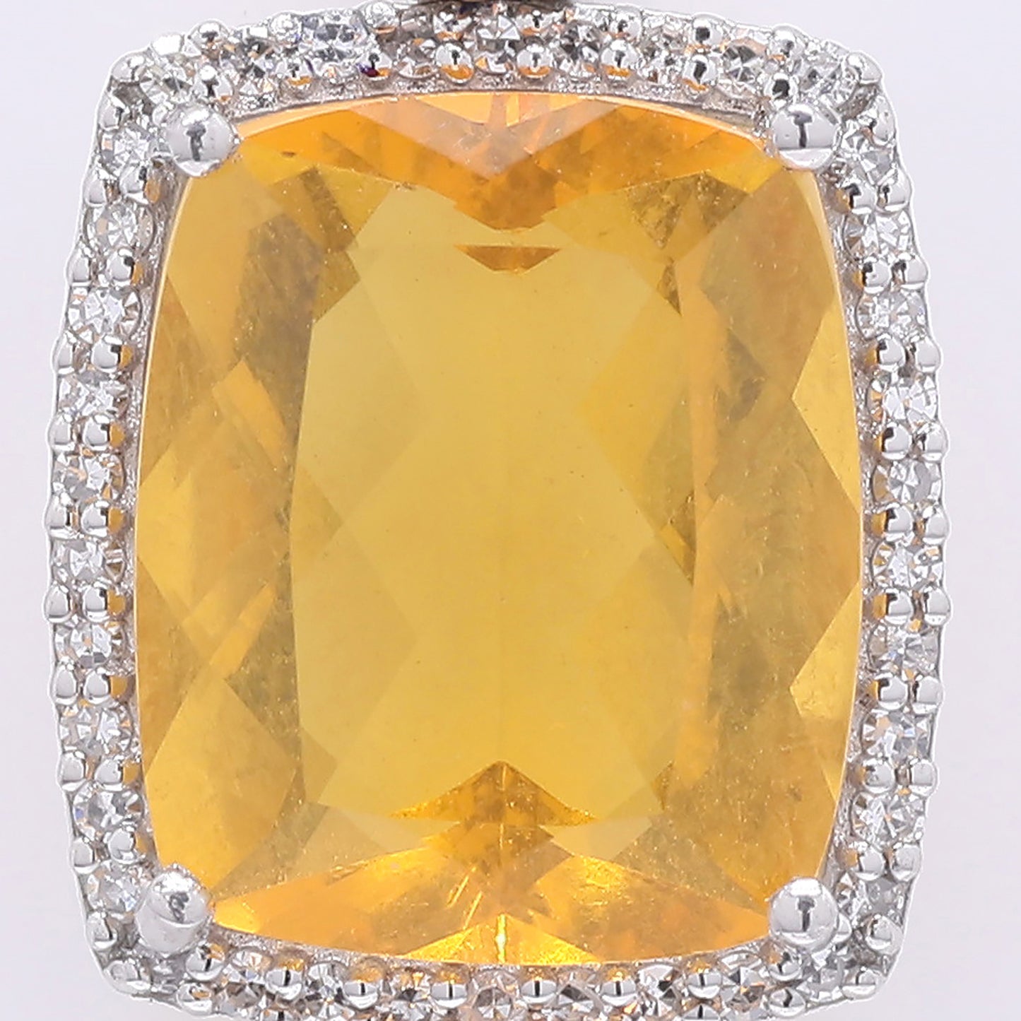 3.10 Ct Cushion Mixed Cut Natural Fire Opal 950 Platinum Pendant