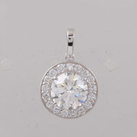 2.42 Carats Lab Grown Diamond 14K Gold Pendant