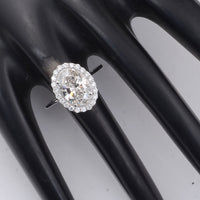 2.72 Carats Lab Grown Diamond 14K Gold Ring