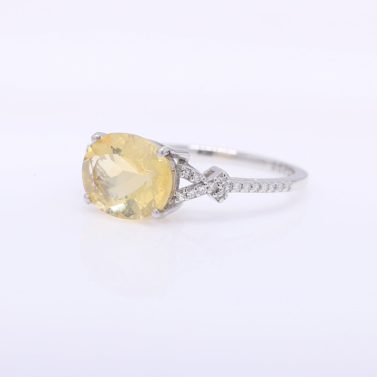 1.89 Ct Oval Mixed Cut Natural Fire Opal 950 Platinum Ring