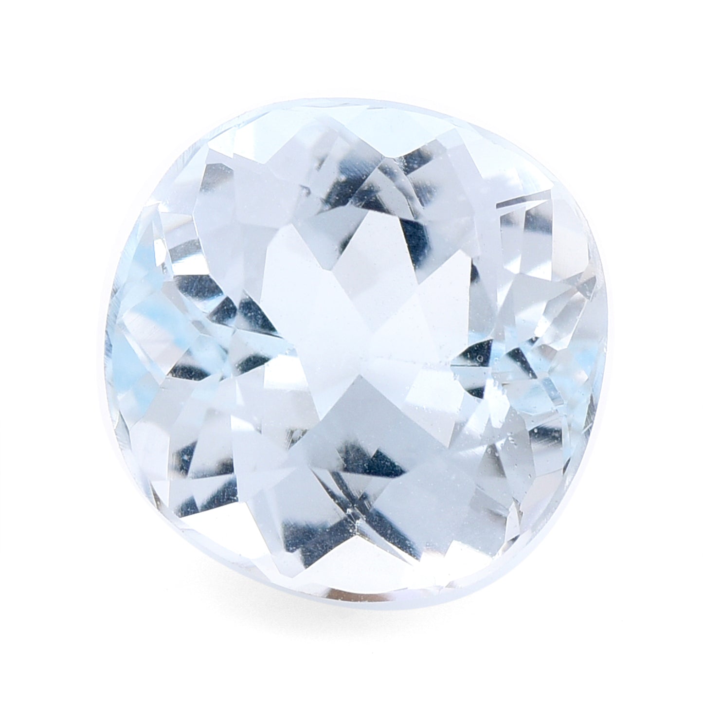 3.56 Natural Beryl Aquamarine Cushion Mixed Cut Gemstone