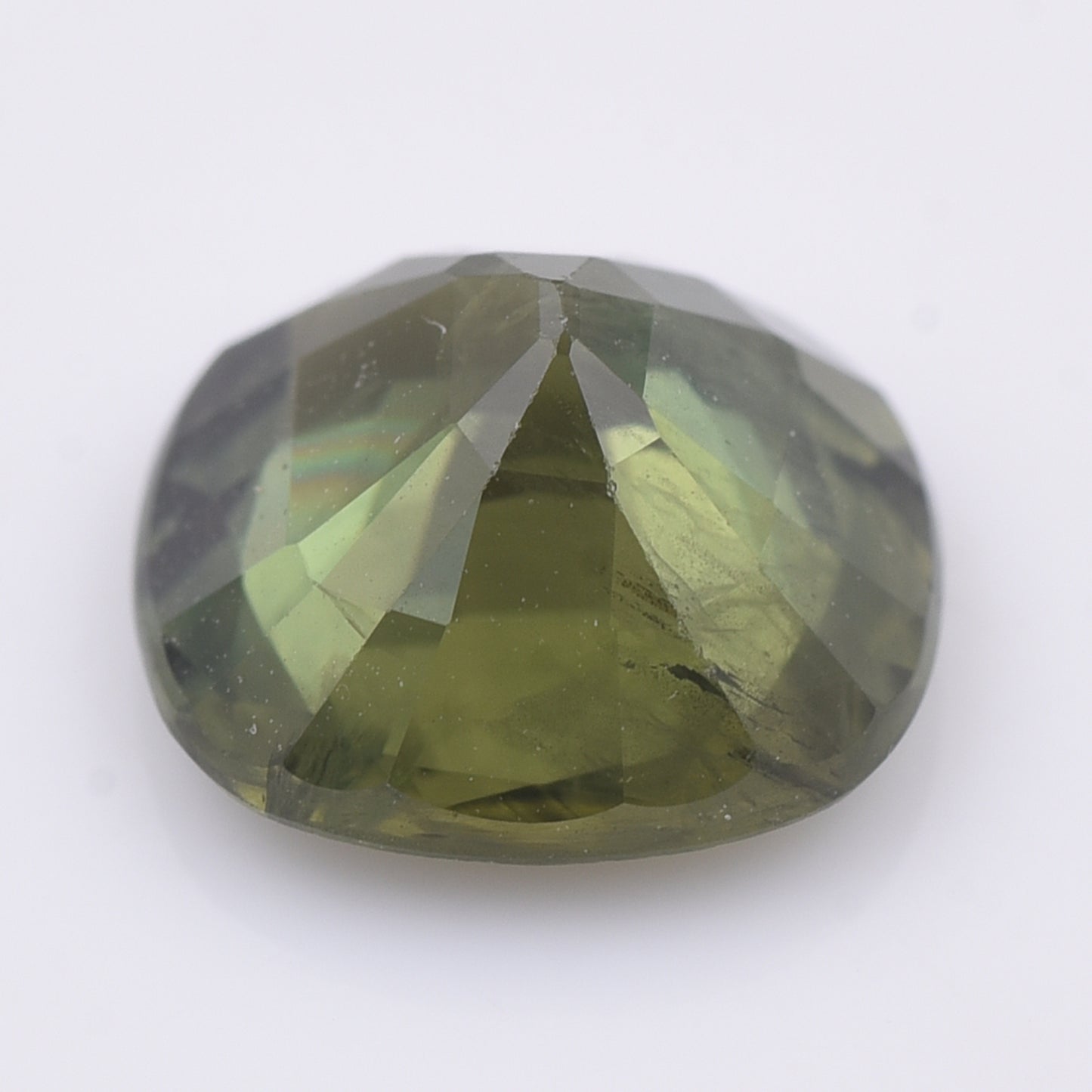 2.41 Natural Corundum Green Sapphire Cushion Mixed Cut Gemstone