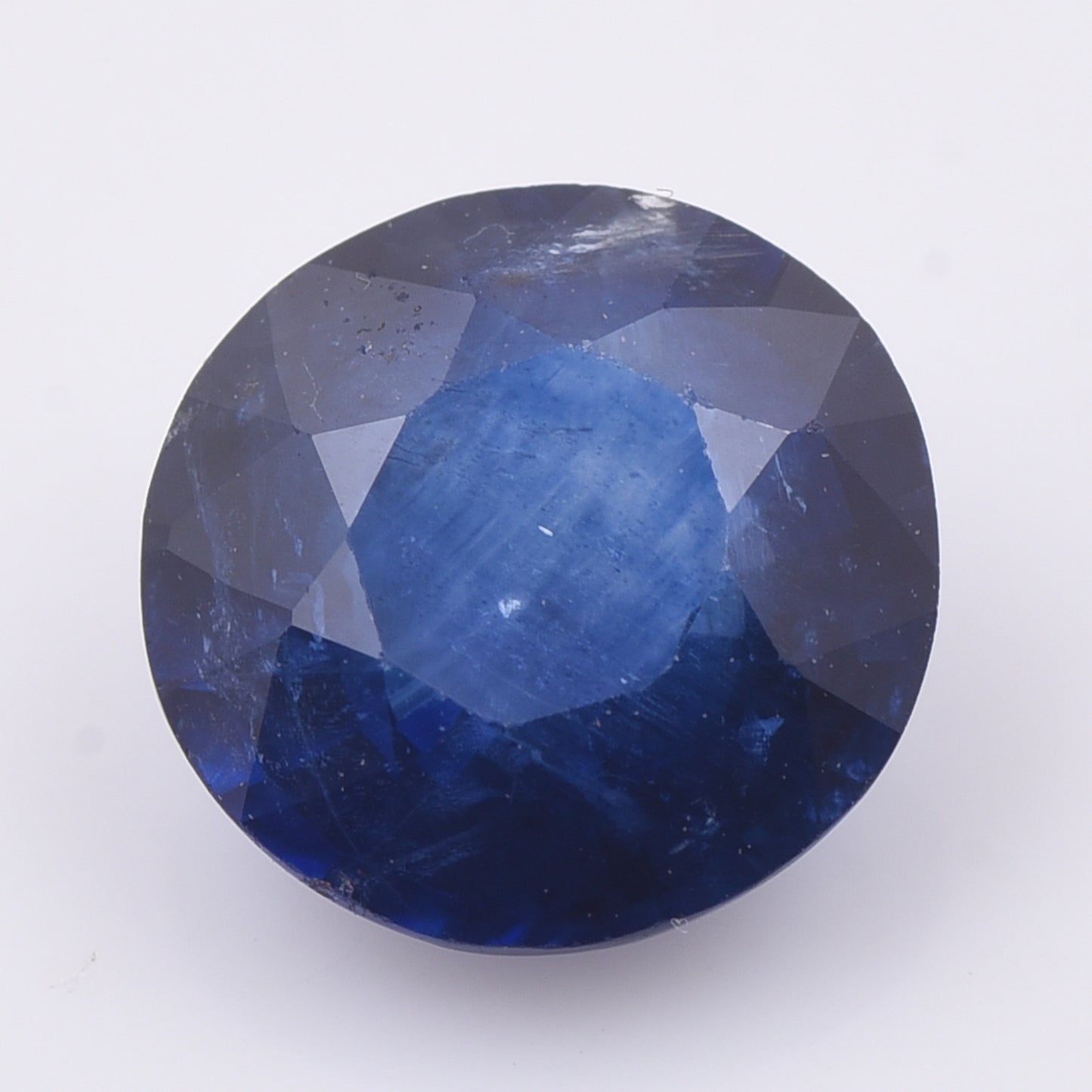 1.64 Natural Corundum Sapphire Round Mixed Cut Gemstone