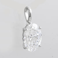 2.02 Carats Lab Grown Diamond 14K Gold Pendant