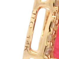 2.46 Ct Pear Cabochon Natural Tourmaline 14K Gold Pendant