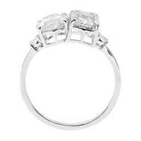 3.56 Carats Lab Grown Diamond 14K Gold Ring