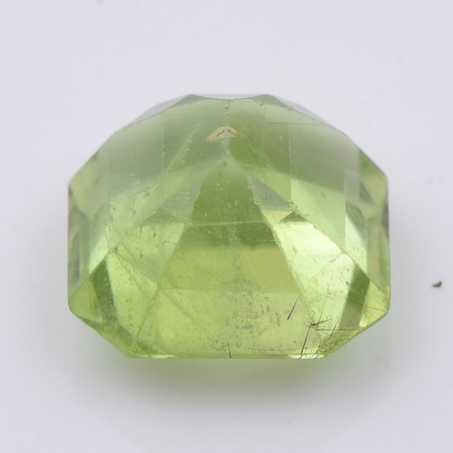 7.83 Natural Peridot Square Mixed Cut Gemstone