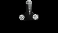 2.16 Carats Lab Grown Diamond 14K Gold Earrings