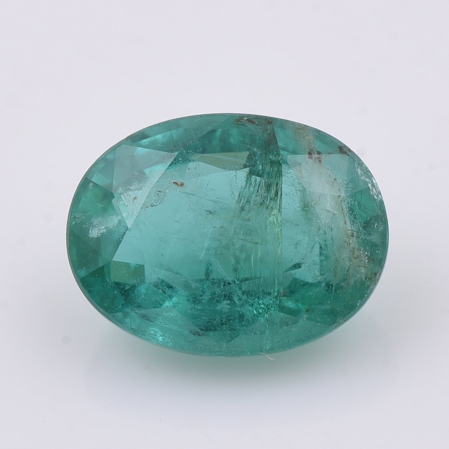 1.85 Natural Beryl Emerald Oval Mixed Cut Gemstone