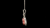 2.60 Carats Pink Lab Grown Diamond 14K Gold Pendant