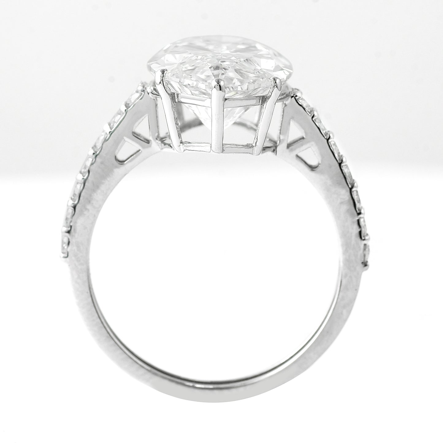 7.55 Ct Marquise Brilliant Lab Grown Diamond 950 Platinum Ring