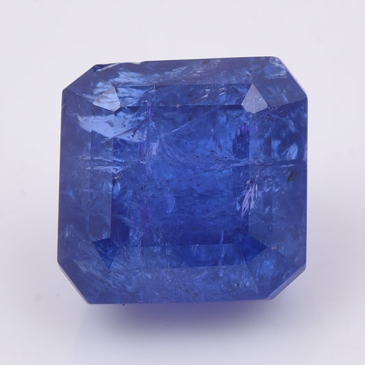 6.59 Natural Zoisite Tanzanite Square Emerald Cut Gemstone