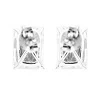 3.86 Carats Lab Grown Diamond 14K Gold Earrings