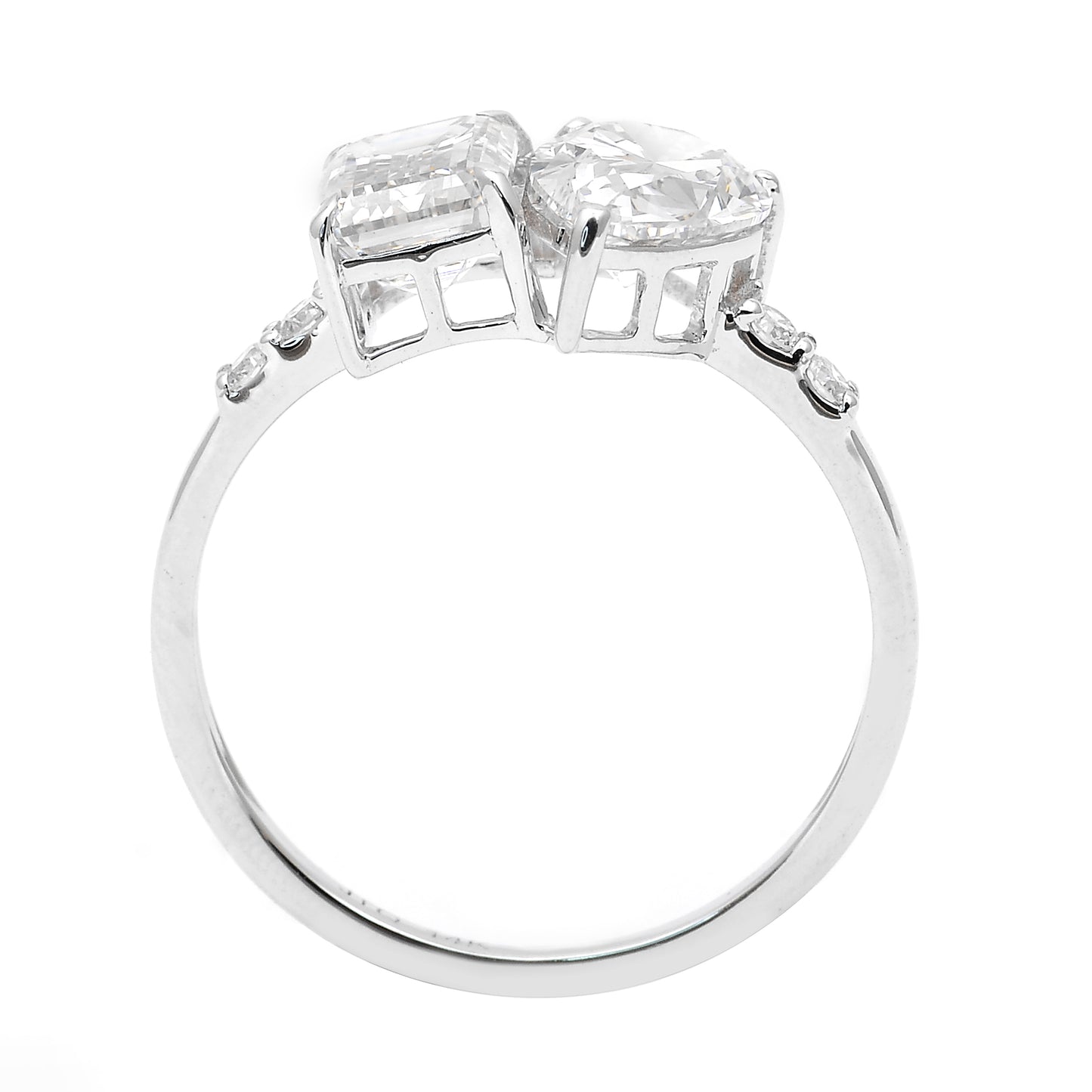 2.92 Carats Lab Grown Diamond 14K Gold Ring