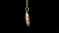 1.83 Ct Marquise Tourmaline 14K Gold Pendant