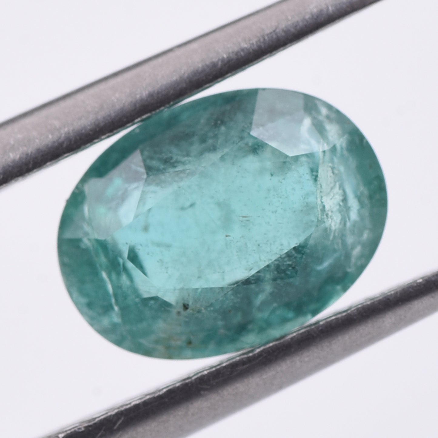 1.4 Natural Beryl Emerald Oval Mixed Cut Gemstone