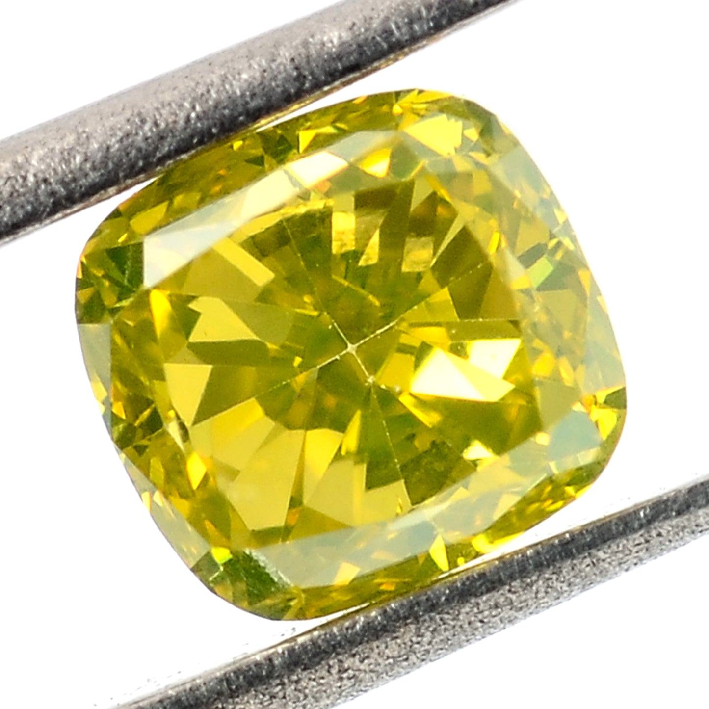 0.31 Carat Yellow Diamond Cushion Loose Gemstone