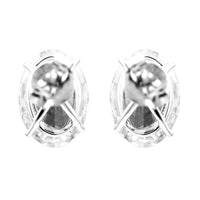3.80 Carats Lab Grown Diamond 14K Gold Earrings