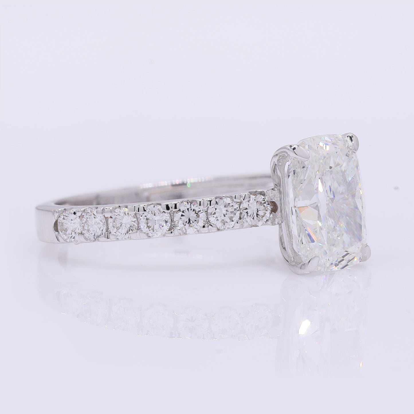 2.48 Carats Lab Grown Diamond 14K Gold Ring