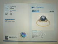 1.91 Ct Cushion Natural Spinel 14K Gold Ring