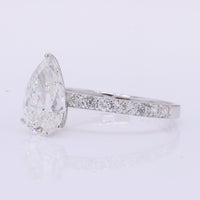 2.28 Carats Lab Grown Diamond 14K Gold Ring