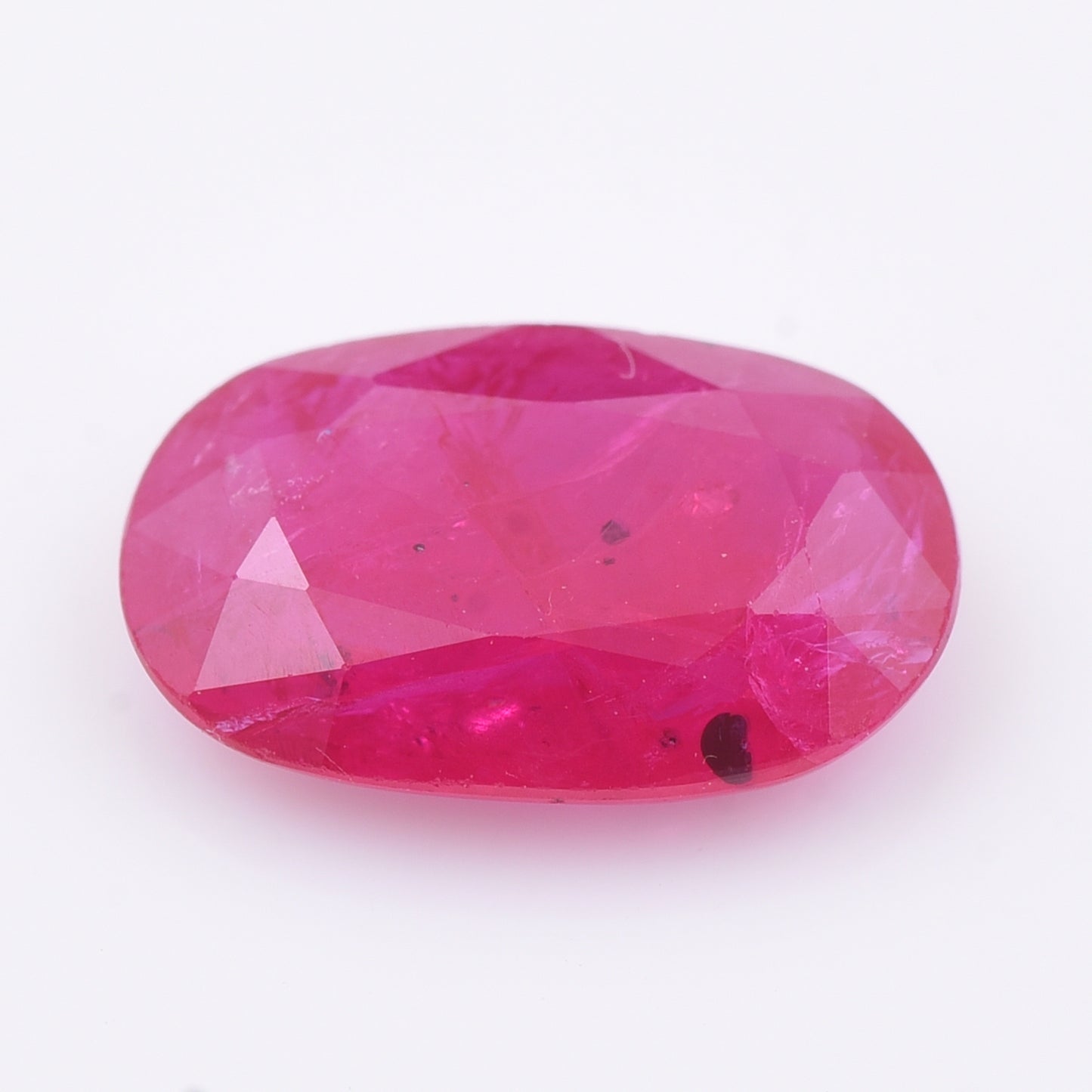 2.02 Natural Corundum Ruby Oval Mixed Cut Gemstone