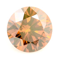 0.26 Red Diamond Round Loose Gemstone