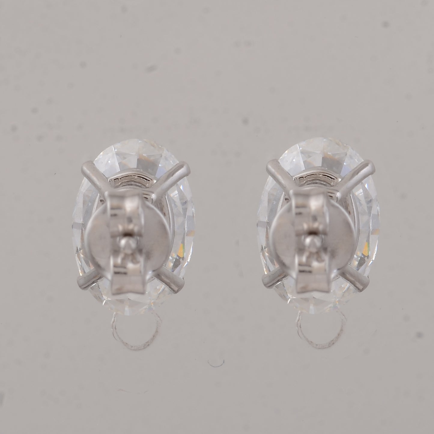 3.02 Carats Lab Grown Diamond 14K Gold Earrings
