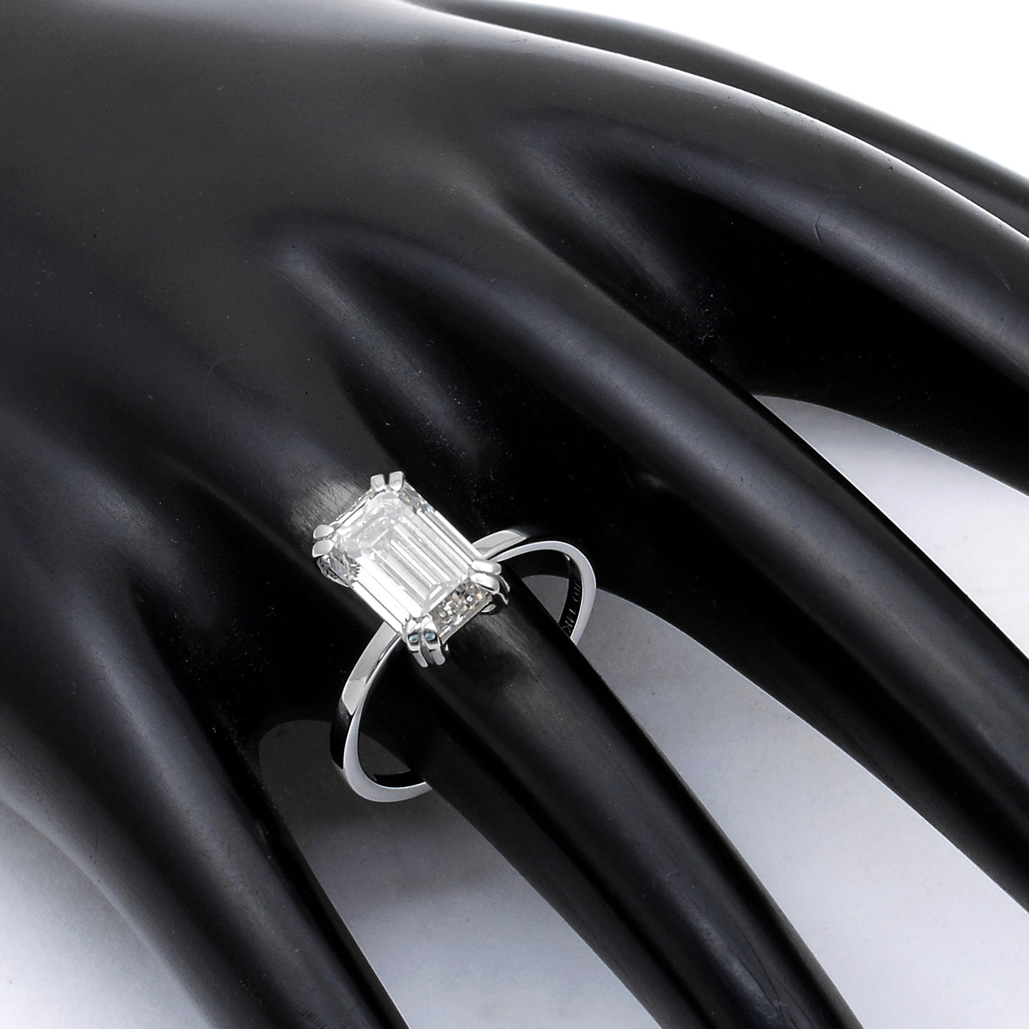 3.00 Carats Lab Grown Diamond 14K Gold Ring