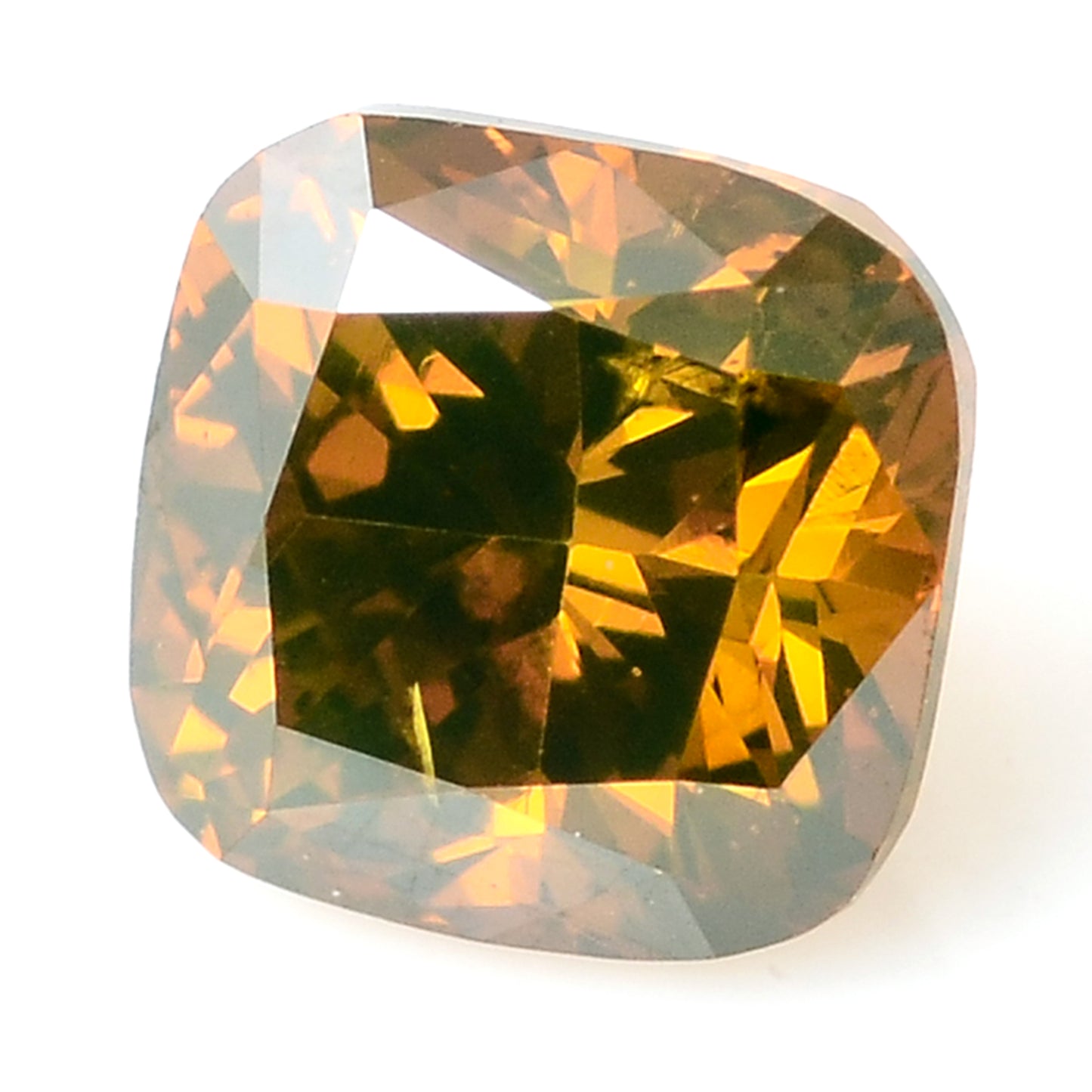 0.31 Carat Red Diamond Cushion Loose Gemstone