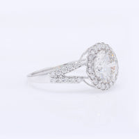 2.48 Carats Lab Grown Diamond 14K Gold Ring
