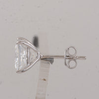 4.06 Carats Lab Grown Diamond 14K Gold Earrings