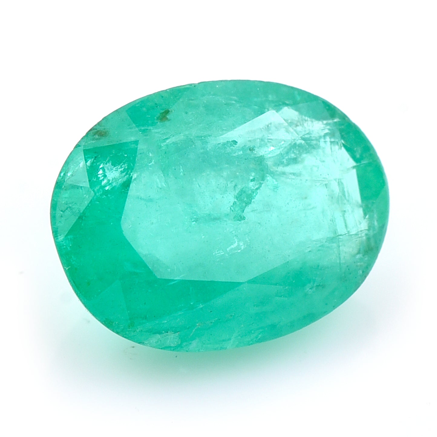 2.2 Natural Beryl Emerald Oval Mixed Cut Gemstone
