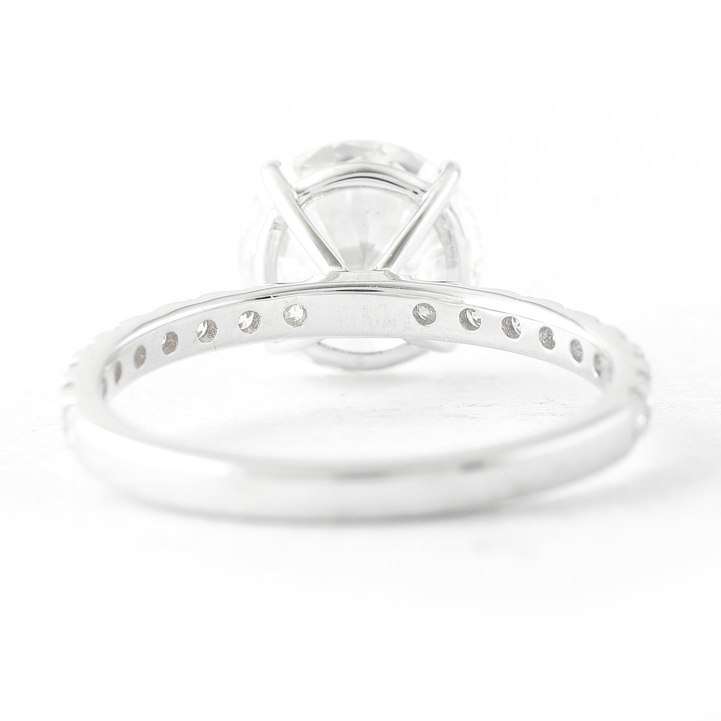 2.90 Carats Lab Grown Diamond 14K Gold Ring