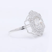 2.73 Carats Lab Grown Diamond 14K Gold Ring