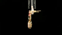 2.65 Ct Pear Tourmaline 14K Gold Earrings