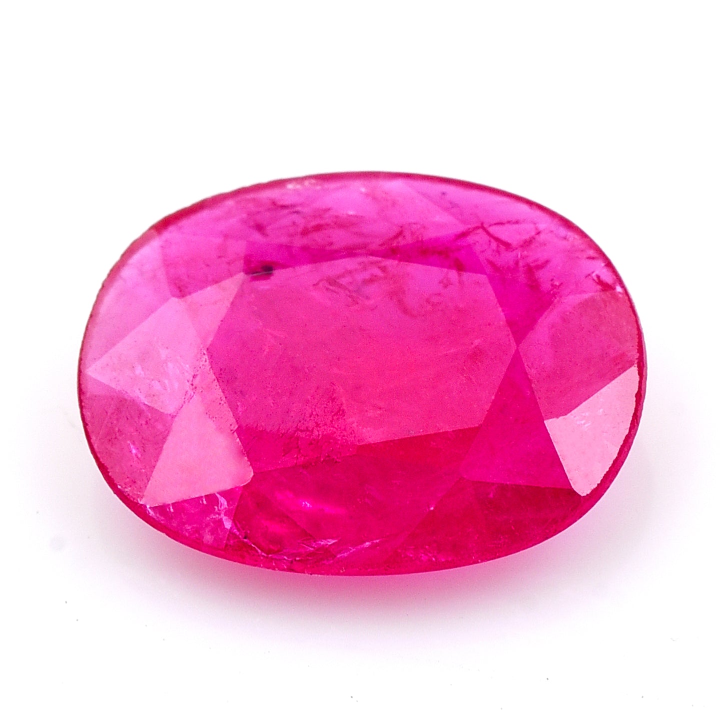 2 Natural Corundum Ruby Oval Mixed Cut Gemstone