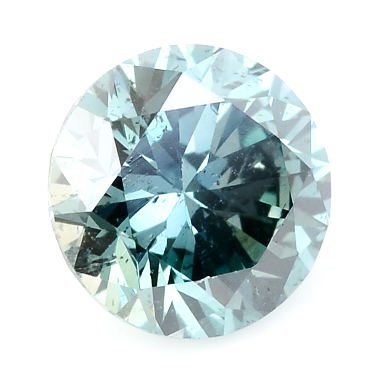 0.35 Blue Diamond Round Loose Gemstone
