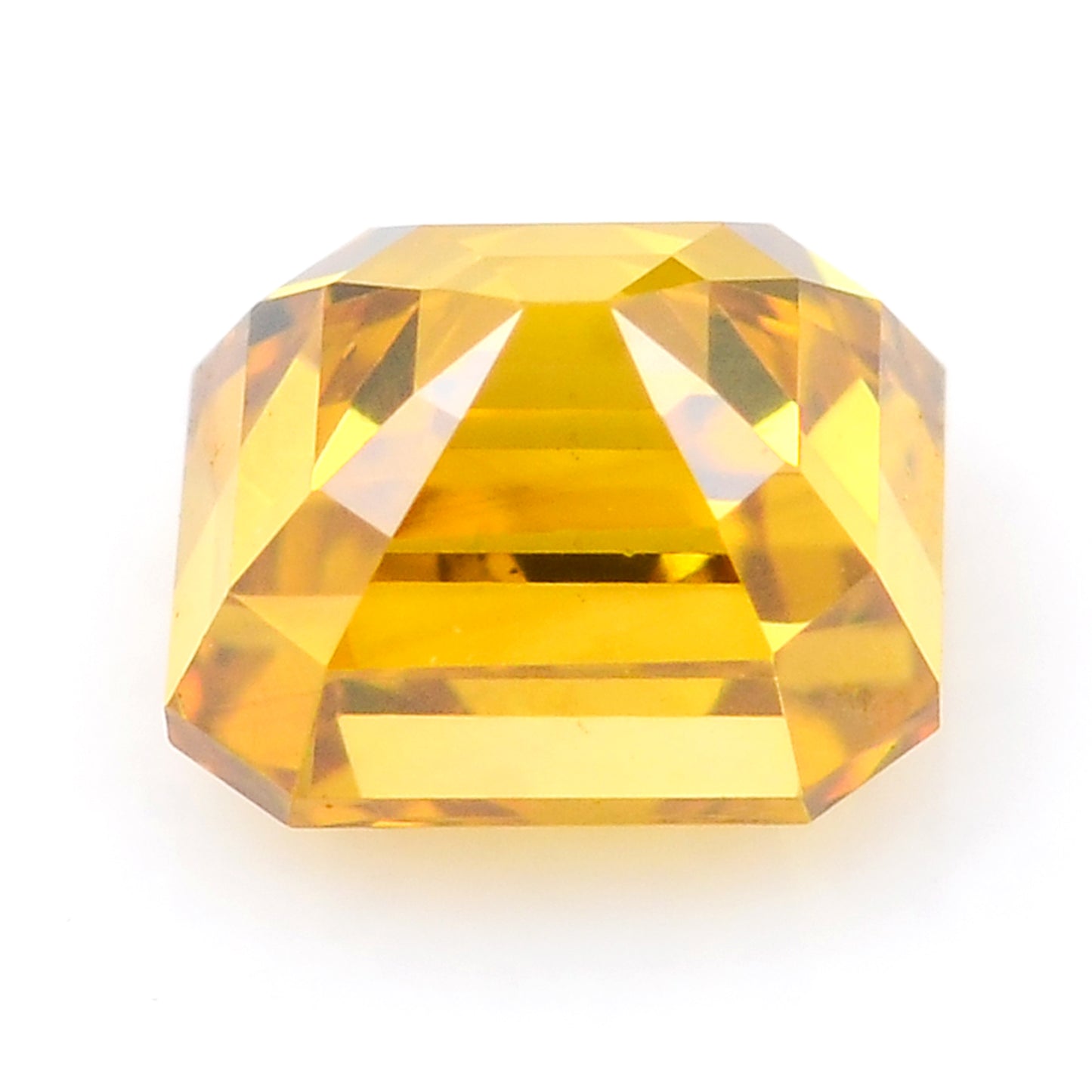 0.26 Yellow Diamond Octagon Loose Diamond