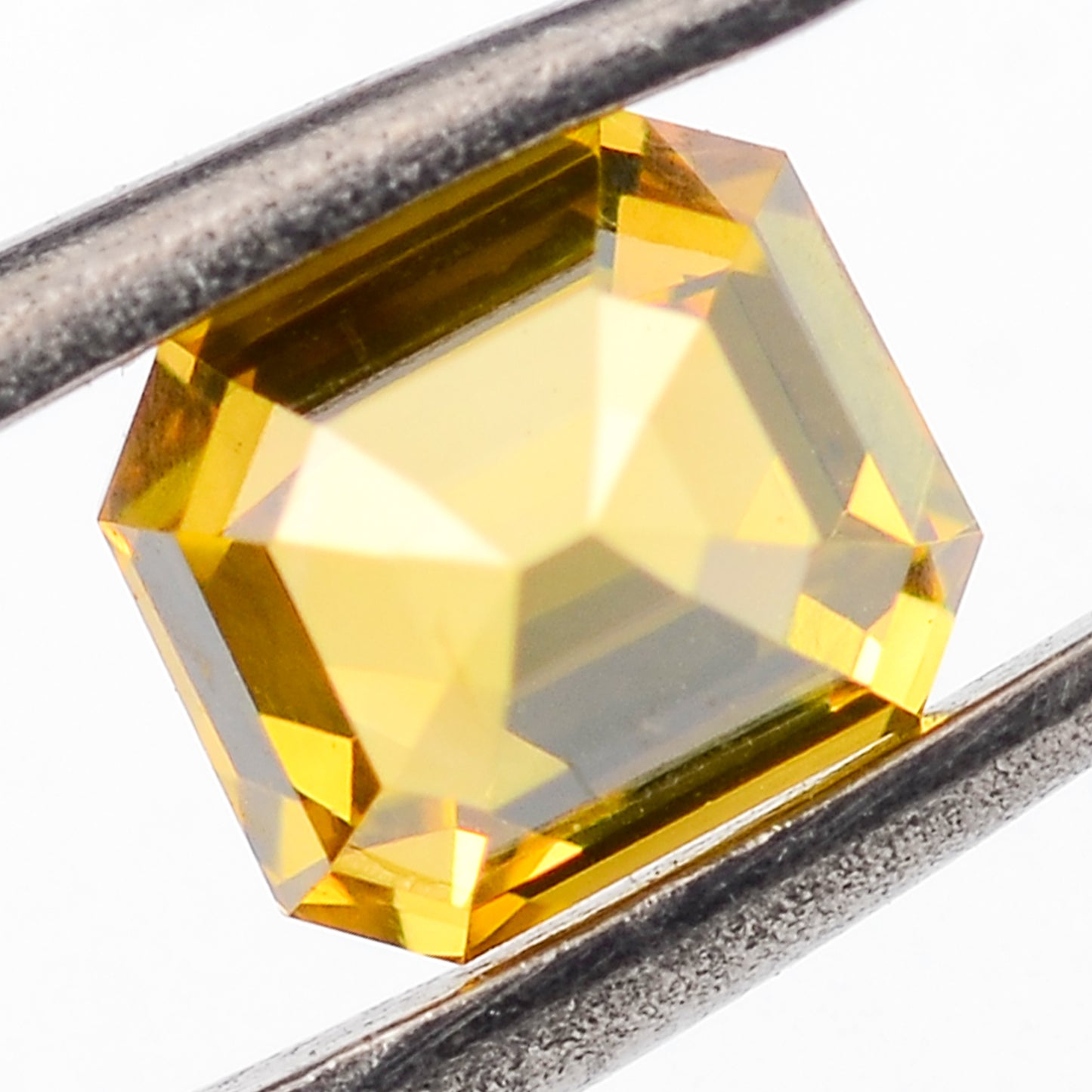 0.26 Yellow Diamond Octagon Loose Diamond